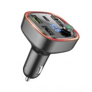 FM-трансмиттер с зарядкой Borofone BC48 Broad QC3.0 черный